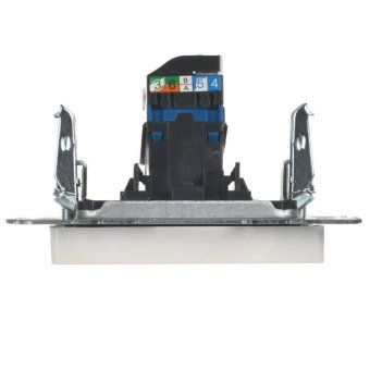 розетка компьютерная сп rj45 кат.6 brite рк11-брб механизм бел. iek br-k10-2-k01 от магазина Штепсель и батарейка. - фото_5