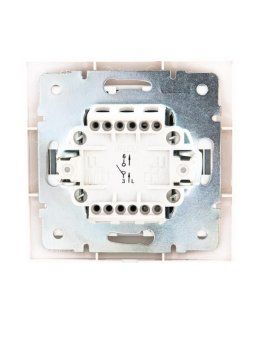 выключатель 1-кл. сп mira 10а ip20 с сер. вставкой бел. lezard 701-0215-100 от магазина Штепсель и батарейка. - фото_4