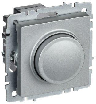 светорегулятор сп brite пов-наж. 600вт сс10-1-0-бра механизм алюм. iek br-d20-0600-k47 от магазина Штепсель и батарейка.
