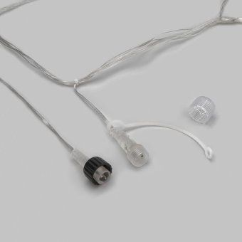 гирлянда светодиодная занавес 3х2м 264 led син. прозр. пвх ip44 эффект мерцания 22 нити 12 led/нить neon-night 235-523 от магазина Штепсель и батарейка. - фото_2