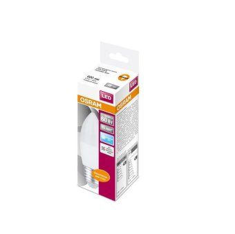 лампа светодиодная led star classic b 60 6.5w/840 6.5вт свеча матовая 4000к нейтр. бел. e27 550лм 220-240в пластик. osram 4058075134201 от магазина Штепсель и батарейка.