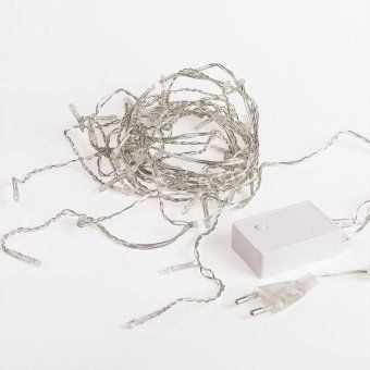 гирлянда светодиодная "айсикл" (бахрома) 1.8х0.5м 48led мультиколор 4.1вт 230в ip20 провод прозр. neon-night 255-019 от магазина Штепсель и батарейка. - фото_3