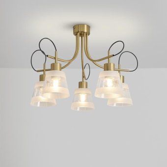 светильник caramel 5х60вт e27 ip20 подвесной freya fr5522pl-05bs от магазина Штепсель и батарейка. - фото_10