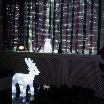 гирлянда светодиодная "снежинки" 2.8м 20led бел. 1вт ip20 neon-night 303-036 от магазина Штепсель и батарейка. - фото_9