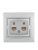 розетка компьютерная 2-м сп mira rj45 сер. метал. lezard 701-1010-141 от магазина Штепсель и батарейка. - фото_3