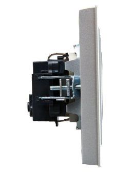 розетка сп brite рср14-1-0-бра 16а в сборе с заземл. защ. шторки алюм. iek br-r14-16-k47-f от магазина Штепсель и батарейка. - фото_3