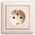 розетка 1-м сп w59 16а ip20 с заземл. без защ. шторок сл. кость se rs16-154-28 от магазина Штепсель и батарейка.