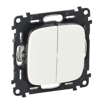 выключатель 2-кл. сп valena allure 10а ip20 250в с лицев. панелью безвинтов. зажимы механизм бел. leg 752705 от магазина Штепсель и батарейка. - фото_2