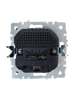 розетка brite рюш10-2-бра 16а с usb a+a 3.1а с заземл. защ. шторки механизм алюм. iek br-r14-16-u21-d31-k47 от магазина Штепсель и батарейка. - фото_5