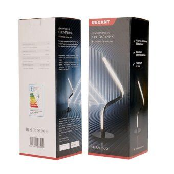 светильник светодиодный декоративный spiral duo 2вт 3000к 5в черн. rexant 609-029 от магазина Штепсель и батарейка. - фото_7