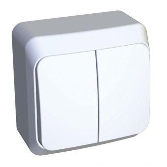 выключатель 2-кл. оп этюд 10а ip20 бел. se ba10-002b от магазина Штепсель и батарейка. - фото_3