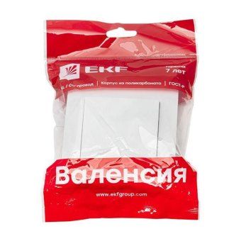 выключатель 1-кл. сп валенсия 10а ip20 бел. proxima ekf ewv10-021-10 от магазина Штепсель и батарейка. - фото_2