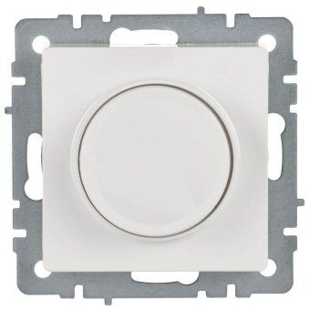 светорегулятор сп brite пов-наж. 600вт сс10-1-0-брб механизм бел. iek br-d20-0600-k01 от магазина Штепсель и батарейка. - фото_2