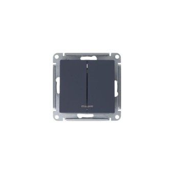 выключатель 2-кл. сп atlasdesign 10а ip20 (сх. 5а) 10ax с подсветкой механизм грифель se atn000753 от магазина Штепсель и батарейка. - фото_6