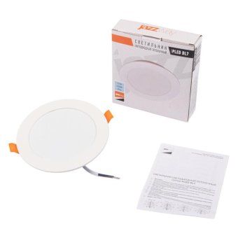 светильник светодиодный pled dl7 10вт 6500к ip54 850лм wh встраив. бел. pro jazzway 5069046 от магазина Штепсель и батарейка. - фото_4