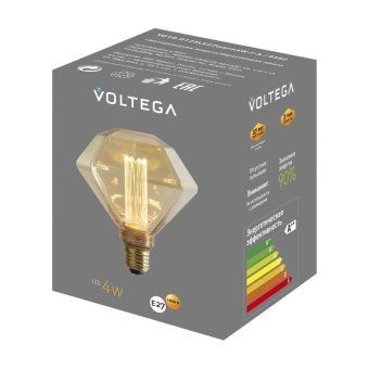лампа светодиодная филаментная loft 271 d125le 4вт 1800к e27 voltega 8562 от магазина Штепсель и батарейка. - фото_7