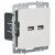 розетка brite usb a+a 3.1а рю10-1-брб механизм бел. iek br-u21-d31-k01 от магазина Штепсель и батарейка.