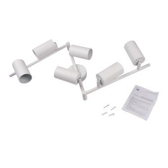 светильник pcl-0606 6xgu10 ip20 230в wh настен./потолочн. декор. под лампу jazzway 5066786 от магазина Штепсель и батарейка. - фото_2