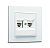 розетка компьютерная двойн. сп karea 16а ip20 cat 5 бел. makel 56001036 от магазина Штепсель и батарейка.