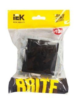 розетка brite рсбш10-3-брч 16а ip20 с заземл. защ. шторки с крышкой механизм черн. iek br-r16-16-k02 от магазина Штепсель и батарейка. - фото_7