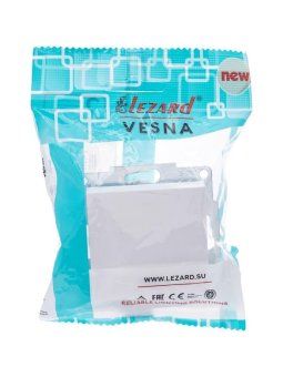 выключатель 1-кл. сп vesna с индикацией механизм бел. lezard 742-0288-111 от магазина Штепсель и батарейка.