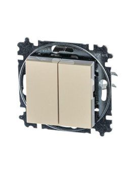 переключатель 2-кл. сп levit ip20 сл. кость/бел. abb 2chh595245a6017 от магазина Штепсель и батарейка.