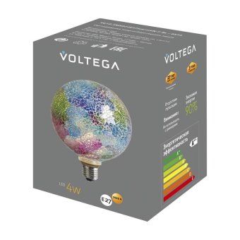 лампа светодиодная филаментная loft 271 gms022 4вт 3000к e27 voltega 8573 от магазина Штепсель и батарейка. - фото_7