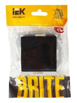 выключатель 1-кл. сп brite вс10-1-0-брч 10а механизм черн. iek br-v10-0-10-k02 от магазина Штепсель и батарейка. - фото_6