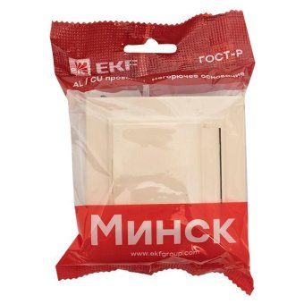 розетка 1-м сп минск 16а ip44 с заземл. защ. шторки с крышкой беж. ekf err16-029-200-44 от магазина Штепсель и батарейка. - фото_5