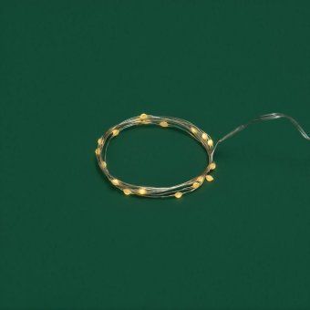 гирлянда светодиодная "роса" с крупными каплями 2м 20led тепл. бел. ip20 2хcr2032 (в комплекте) neon-night 302-006 от магазина Штепсель и батарейка. - фото_6