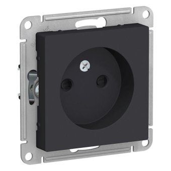 розетка 1-м сп atlasdesign 16а ip20 без заземл. защ. шторки механизм карбон se atn001049 от магазина Штепсель и батарейка.