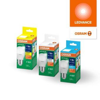 лампа светодиодная led g4 value lvclp60 7w/940 cri95 7вт 4000к 700лм шар матов. e27 170-250в osram 4058075579835 от магазина Штепсель и батарейка. - фото_6