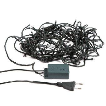 гирлянда светодиодная "твинкл лайт" 20м 160led мультиколор 10вт 220-240в ip20 с контроллером 8 режимов провод пвх темн. зел. neon-night 303-119 от магазина Штепсель и батарейка. - фото_10