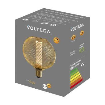 лампа светодиодная loft led dp82293 4вт 1800к e27 dim voltega 8566 от магазина Штепсель и батарейка. - фото_7