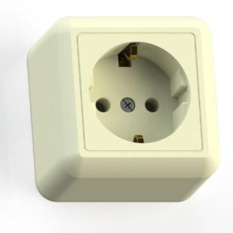 розетка 1-м оп оптима ра16-376 16а ip20 с заземл. с монтаж. пластиной сл. кость кунцево 8036 от магазина Штепсель и батарейка.