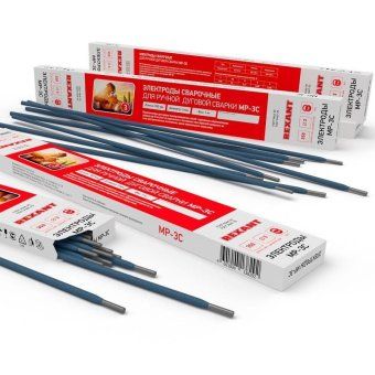 электрод mp-3c 350мм/3мм (уп.1кг) rexant 11-0950 от магазина Штепсель и батарейка. - фото_3