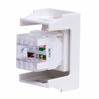розетка компьютерная 1-м 1мод. viva rj45 кат.5e бел. dkc 45038 от магазина Штепсель и батарейка. - фото_3