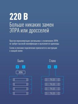 лампа светодиодная 10вт t8 линейная 4000к нейтр. бел. g13 220в 600мм glass космос lksm_led10wg13t840gl от магазина Штепсель и батарейка. - фото_5