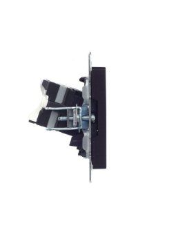 розетка компьютерная двойн. сп rj45 кат.5e brite рк10-2-брч механизм черн. iek br-k20-1-k02 от магазина Штепсель и батарейка. - фото_3