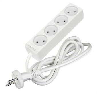 удлинитель 4х1.5м без заземл. 10а ip20 2.2квт пвс 2х1 бел. domtok 2354 от магазина Штепсель и батарейка. - фото_3