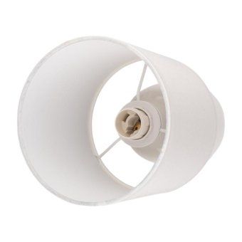 светильник настольный jh2-02-wh e14 ip20 130х130х255мм керамика; ткань; pvc-пластик бел. jazzway 5062313 от магазина Штепсель и батарейка. - фото_4