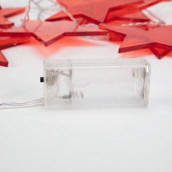 гирлянда светодиодная "звездопад" 2.25м 10led красн. тепл. бел. 0.1вт ip20 провод пвх прозр. элементы питания 2хaa (не в компл.) neon-night 304-002 от магазина Штепсель и батарейка. - фото_8