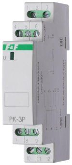 реле промежуточное pk-3p (монтаж на din-рейке 35мм 220в 50гц 3х8а 3no/nc ip20) f&f ea06.001.023 от магазина Штепсель и батарейка.