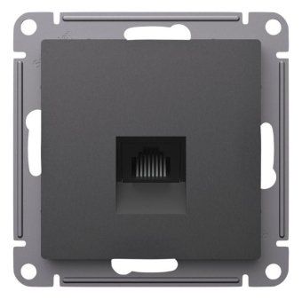 розетка компьютерная atlasdesign rj45 кат.5e механизм базальт se atn001483 от магазина Штепсель и батарейка. - фото_3