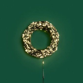 гирлянда светодиодная "роса" 100м 1000led тепл. бел. 7.2вт 230в ip20 с контроллером провод зел. neon-night 303-296 от магазина Штепсель и батарейка. - фото_10