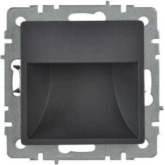 подсветка светодиодная brite встраив. пл20-брг механизм графит iek br-fl20-k53 от магазина Штепсель и батарейка.