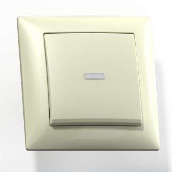 выключатель 1-кл. сп селена 10а ip20 с110-395 с индикацией сл. кость кунцево 8142 от магазина Штепсель и батарейка.