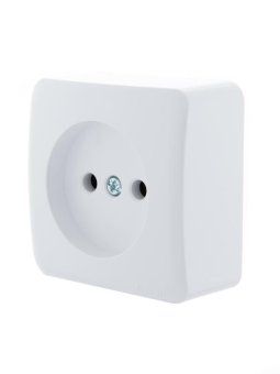розетка 1-м оп viola 16а ip20 без заземл. бел. lezard 751-0200-121 от магазина Штепсель и батарейка.