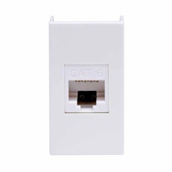 розетка компьютерная 1-м 1мод. viva rj45 кат.6 бел. dkc 45058 от магазина Штепсель и батарейка.