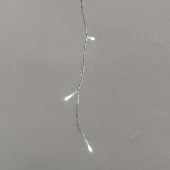 гирлянда светодиодная "айсикл" (бахрома) 5х0.6м 112led бел. 3.4вт 230в ip44 эффект мерцания провод прозр. neon-night 255-525 от магазина Штепсель и батарейка. - фото_3